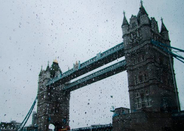 Rainy day in London